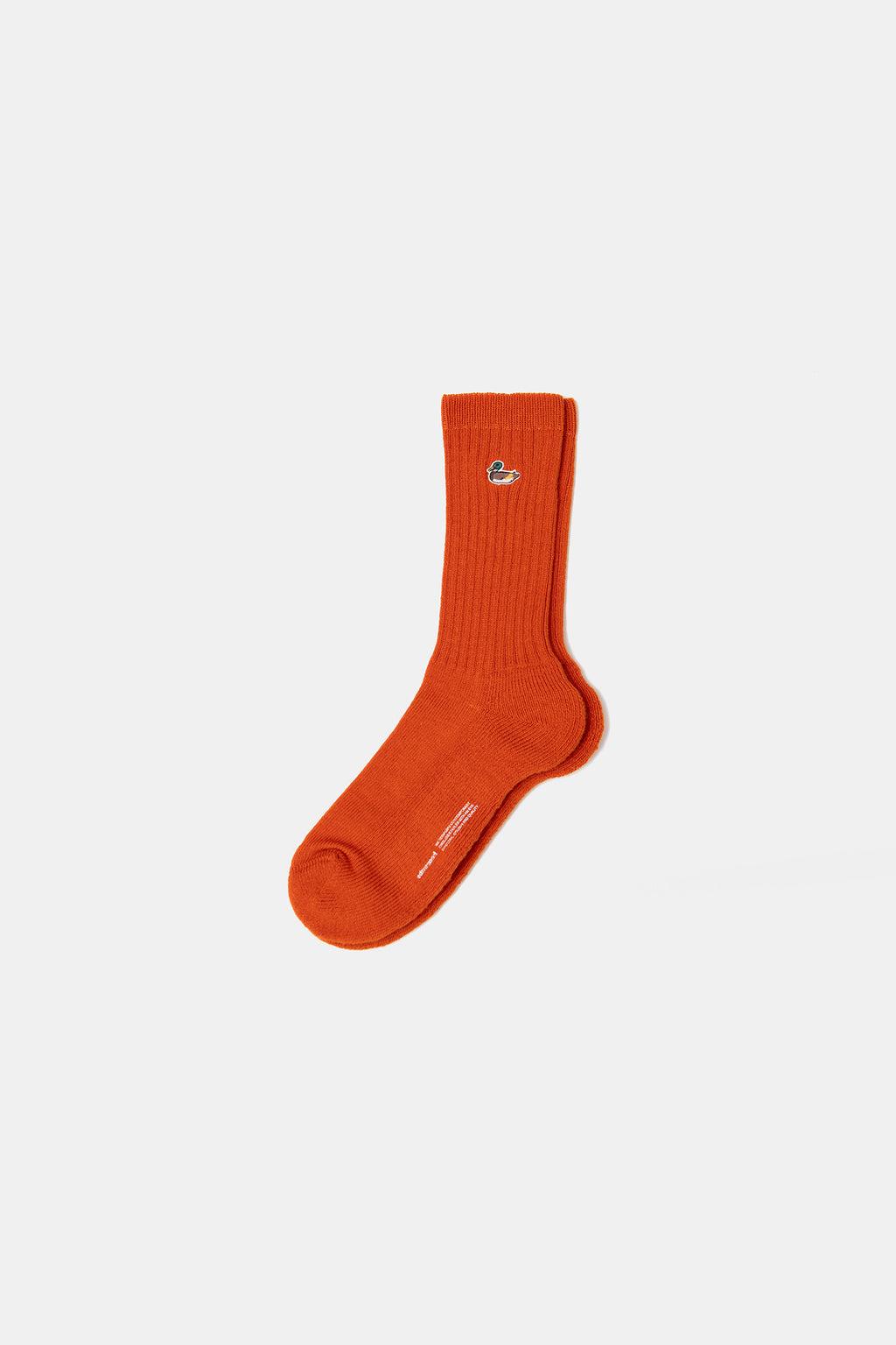 Edmmond Studios Duck Patch Socken orange – Produktansicht